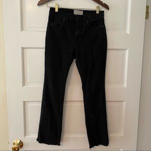 Everlane Kick Crop Jeans - Black, Size 26